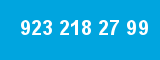 923 218 27 99 923 218 27 99
